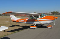N2444X @ KTLR - 1965 Cessna 182H @ Tulare, CA - by Steve Nation