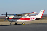 N307CF @ 3O8 - Late afternoon shot of Patmos Inc. (Los Angeles, CA) 1973 Cessna 210L @ Harris Ranch Airport, CA - by Steve Nation