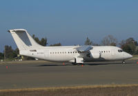 N773CS @ KOVE - All white BAe-146 200A @ Oroville, CA (candidate for tanking for firefighting) - by Steve Nation