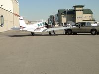 N136TP @ CNO - When the battery dies, jump start it to get flying again - by Helicopterfriend