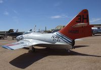 141121 - Grumman TAF-9J (F9F-8B) Cougar at the Pima Air & Space Museum, Tucson AZ