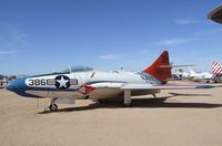 141121 - Grumman TAF-9J (F9F-8B) Cougar at the Pima Air & Space Museum, Tucson AZ