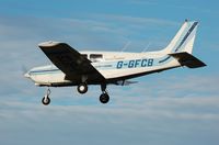 G-GFCB @ EGFH - Piper Cadet landing Runway 28. - by Roger Winser