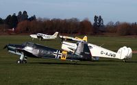 G-TPWX @ EGLM - Ex: D-EECW>G-TPWX - Egyptian version of the Bücker Bü 181 Bestmann, arrived at its new home on a farm strip near Lewes, Sussex, in the UK, on November 10, 2011 - by Clive Glaister