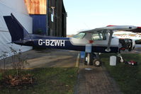 G-BZWH @ EGLG - 1978 Cessna 152, c/n: 152-81339 receiving maintenance - by Terry Fletcher