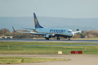 EI-EMF @ EGCC - Ryanair Boeing 737 landed Manchester Airport. - by David Burrell