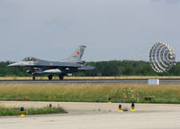 93-0013 @ ETSL - Always nice to see is a dragchute landing! Turkish AF F-16C 93-0013 at Lechfeld AB, Germany. - by Nicpix Aviation Press  Erik op den Dries