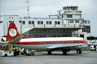 G-BDRC @ EGBB - in Dan Air livery adjacent original terminal early 1970s - by Alan Pratt