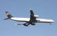 D-AIHS @ MCO - Lufthansa A340-600 - by Florida Metal