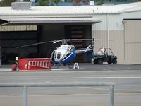 N958TR @ SEE - Parked at the hanger waiting to be called out - by Helicopterfriend
