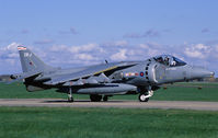 ZD437 @ EGXC - RAF,  41 sqn, Harrier GR.7 ZD437 with WW-II wartime code EB-J taxies out for a mission - by Nicpix Aviation Press  Erik op den Dries