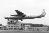 G-ALFR @ EGLF - A poor but rare image taken at the Farnborough Air Show in 1955. G-ALFR was one of two AS57's ordered by the Ministry of Aircraft Production and was employed as a test-bed for Napier's Eland engine. - by Harry Longden
