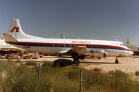 XA-MOS @ KTUS - Stored at Tucson IAP - scanned from a print - by John Meneely