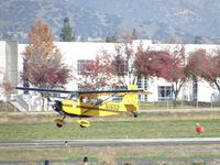 N11659 @ POC - Preparing to touch down on runway 26L - by Helicopterfriend
