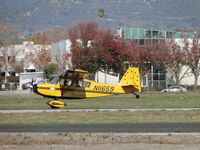 N11659 @ POC - Once down, tail wheel kept up while slowing down - by Helicopterfriend