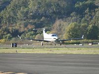 N533PC @ POC - Slowing down after landing preparing to taxi off runway 8R - by Helicopterfriend