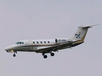 OY-GGG @ AMS - Landing on runway C18 of Amsterdam Airport - by Willem Goebel