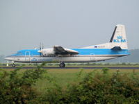 PH-KVF @ AMS - Landing on runway R18 of Amsterdam Airport - by Willem Goebel