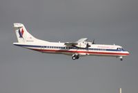 N288AM @ MIA - Eagle ATR-72 landing on Runway 8L - by Florida Metal