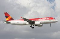 N451AV @ MIA - Avianca A320 landing on Runway 9 - by Florida Metal