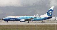 N512AS @ MIA - Alaska Boeing colors 737-800