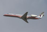 N612AE @ MIA - Eagle E145 departing 26L - by Florida Metal