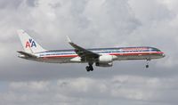 N620AA @ MIA - American 757 landing runway 9 - by Florida Metal