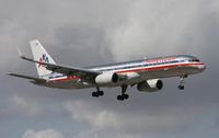 N631AA @ MIA - American 757 landing on 9 - by Florida Metal
