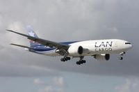 N774LA @ MIA - LAN 777 landing in front of El Dorado