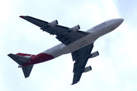 VH-OEF @ DFW - Qantas on approach to DFW Airport. - by Zane Adams