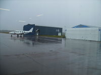 C-GATD @ CYCH - @ Miramichi Airport on a rainy day, New Brunswick, Canada - by Peter Pasieka