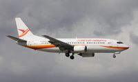 PZ-TCO @ MIA - Surinam 737 landing in front of El Dorado