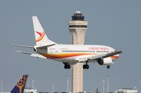 PZ-TCO @ MIA - Surinam 737 landing 9 - by Florida Metal