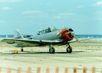N6984C @ OQU - 1944 North American AT-6D N6984C at Quonset State Airport, North Kingstown, RI - circa 1980's - by scotch-canadian