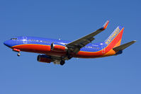 N648SW @ LAS - Southwest Airlines N648SW (FLT SWA3120) from Tulsa Int'l (KTUL) landing RWY 25R. - by Dean Heald