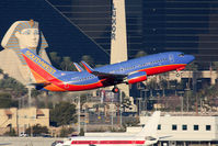 N440LV @ LAS - Southwest Airlines N440LV (FLT SWA454) climbing out from RWY 1R en route to John Wayne-Orange County Airport (KSNA). - by Dean Heald