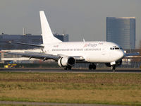 YU-ANI @ AMS - Landing on runway 06 of Amsterdam Airport - by Willem Goebel