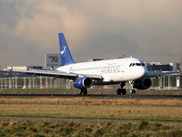 YK-AKD @ EHAM - Landing on runway 06 of Amsterdam Airport - by Willem Goebel