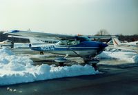 N52974 @ POU - 1974 Cessna 182P N52974 at Dutchess County Airport, Poughkeepsie, NY - circa 1980's  - by scotch-canadian