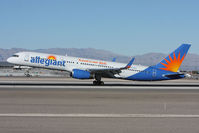 N902NV @ LAS - Allegiant Air N902NV (FLT AAY423) from Chicago/Rockford Int'l (KRFD) landing RWY 25L. At the time of this photo, this is the only B752 being operated by Allegiant Air. - by Dean Heald