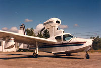 N277B @ KSFM - Sanford Airport , ME - by Henk Geerlings