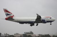 G-BNLX @ MIA - British 747 landing by El Dorado - by Florida Metal