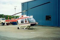 N1078Q @ HYA - 1978 Bell 206B N1078Q at Barnstable Municipal Airport, Hyannis, MA - July 1986 - by scotch-canadian