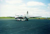 N159P @ MVY - Provincetown-Boston Airline 1968 Nihon NAMC YS-11A-500 N159P at Martha's Vineyard Airport, Vineyard Haven, MA - July 1986 - by scotch-canadian