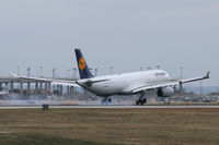 D-AIKJ @ DFW - Lufthansa landing at DFW - by Zane Adams