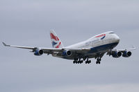 G-BYGB @ DFW - British Airways landing at DFW Airport - by Zane Adams