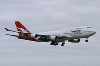 VH-OEH @ DFW - Qantas 747 Longreach Landing at DFW Ariport - by Zane Adams