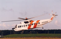 PH-NZG @ EHLE - Schreiner North Sea Helicopters. - by Henk Geerlings
