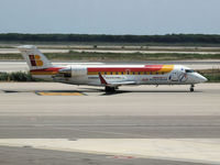 EC-HPR @ LEBL - Taxi to the gate of Barcelona Airport - by Willem Goebel