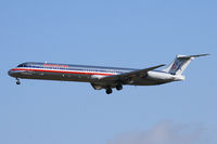 N574AA @ DFW - American Airlines landing at DFW Airport - by Zane Adams